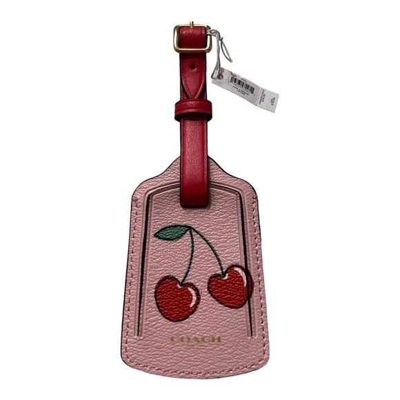 Coach Bags Coach Luggage Tag With Heart Cherryprint Poshmark